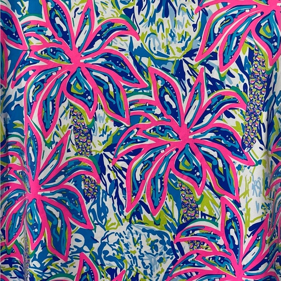 Lulu-B Bright Bold Tropical Dress Size Medium Nwot - Picture 2 of 6